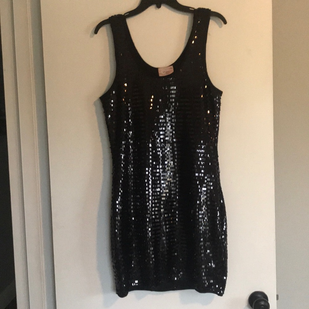 Romeo and Juliet Couture Sequined Dress